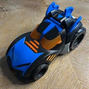 Mattel 2000 DC Comics Batman Batmobile Toy Car Model P5455 9" x 4" Blue